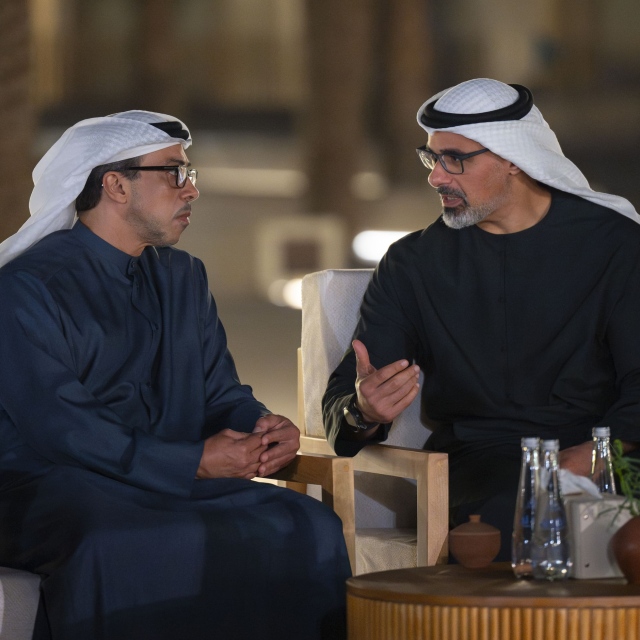 Photo: Mansour bin Zayed, Khaled bin Mohamed bin Zayed attend Abu Dhabi Government&rsquo;s Ramadan Majlis