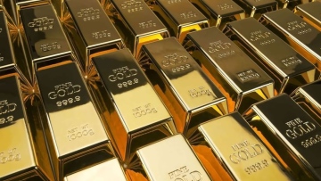 Photo: Gold Rises 1.2% As Dollar Falls