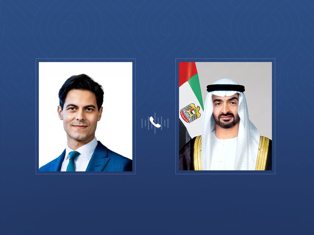 UAE President Receives Dutch Prime Minister's Call Condemning Iranian Attacks