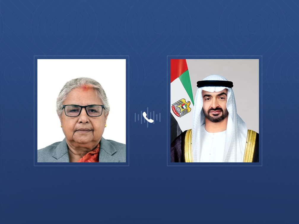 UAE President And Prime Minister Of Nepal Discuss Implications Of Military Escalation In The Region