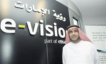 E-Vision is expecting 330,000 subscribers for the new service by the end of the year, says Humaid Rashid Sahoo. (EB FILE)