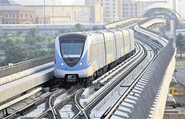 The Dubai Metro has transported more than a million people since its launch on September 9. (DENNIS B MALLARI)